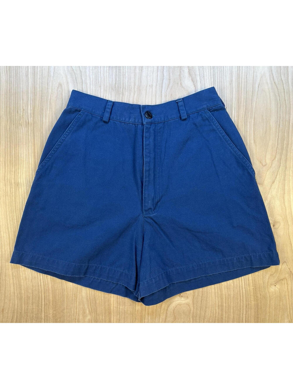 vintage 80's THE NORTH FACE womans SHORTS blue SIZE 8 COTTON gorpcore